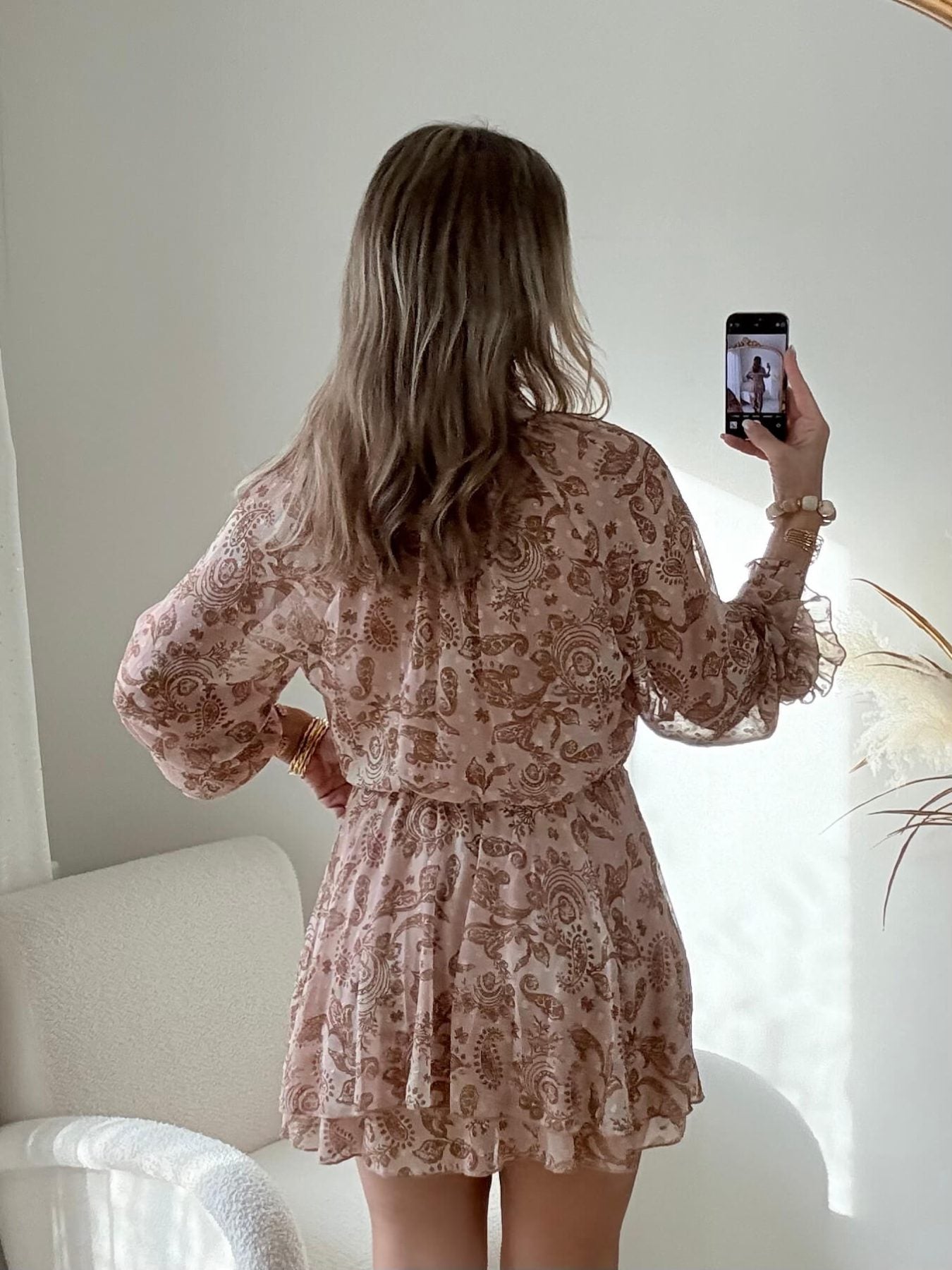 Robe bohème nude - Amélia