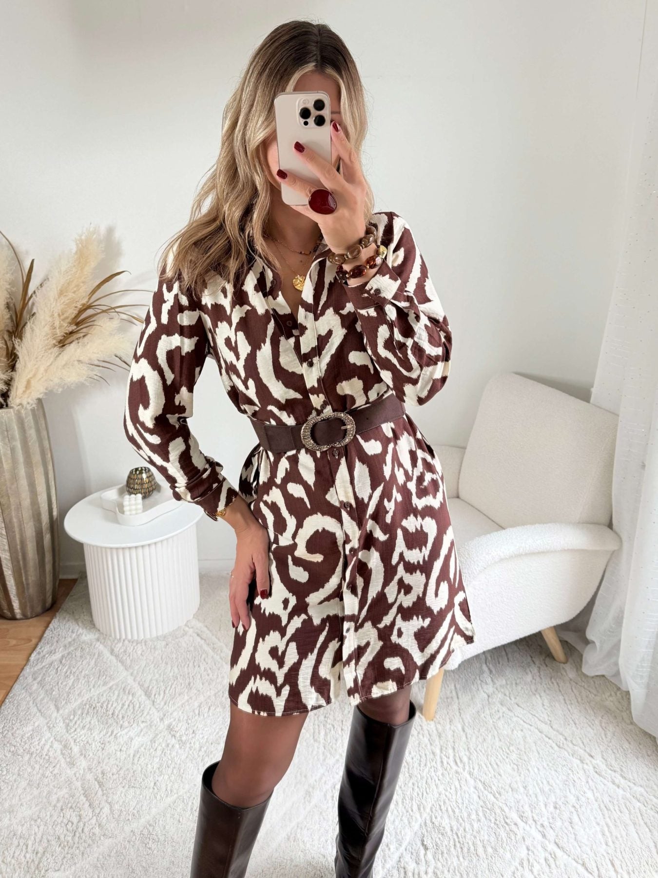 Robe chemise courte - Lennie