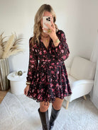 Robe courte fleurie - Beth