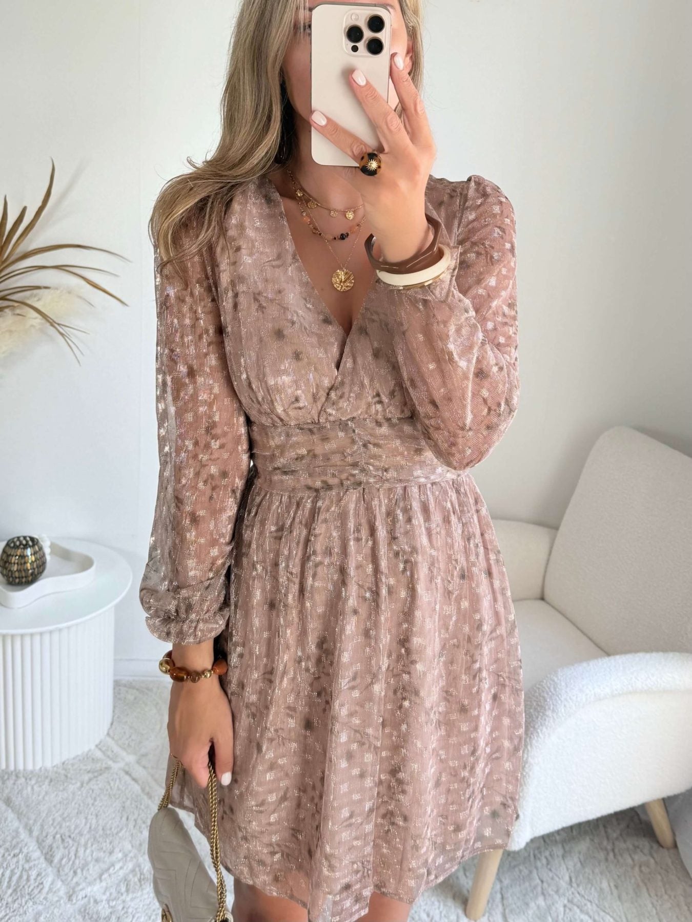 Robe courte - Céleste