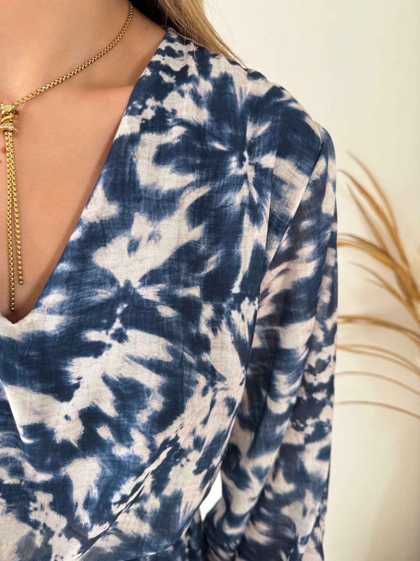 Robe motifs bleus - Stacy