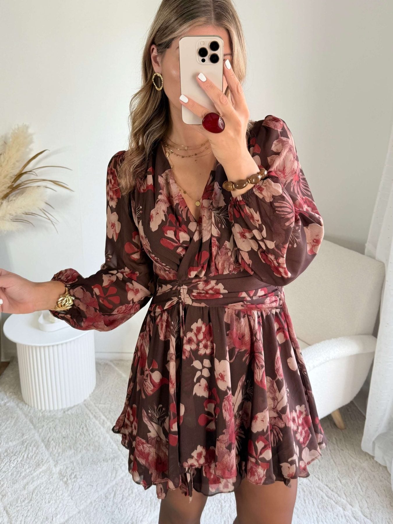 Robe courte fleurie - Cali