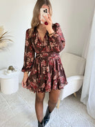 Robe courte fleurie - Cali