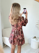 Robe courte fleurie - Cali