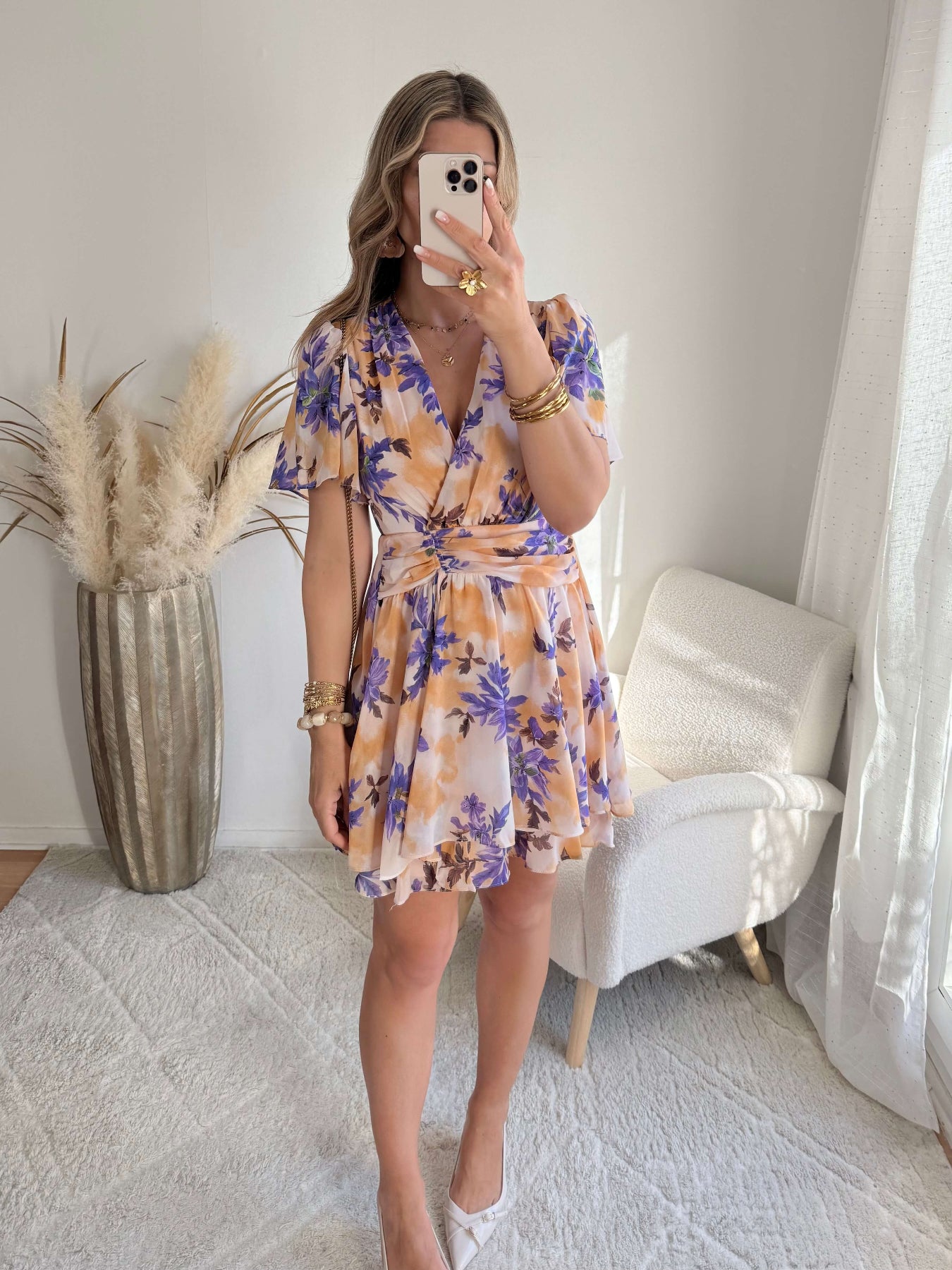 Robe fleurie bohème Zélie – robe femme Easy Dressing