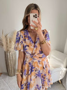 Robe fleurie bohème Zélie – robe femme Easy Dressing