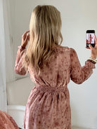 Robe courte irisée - Jade