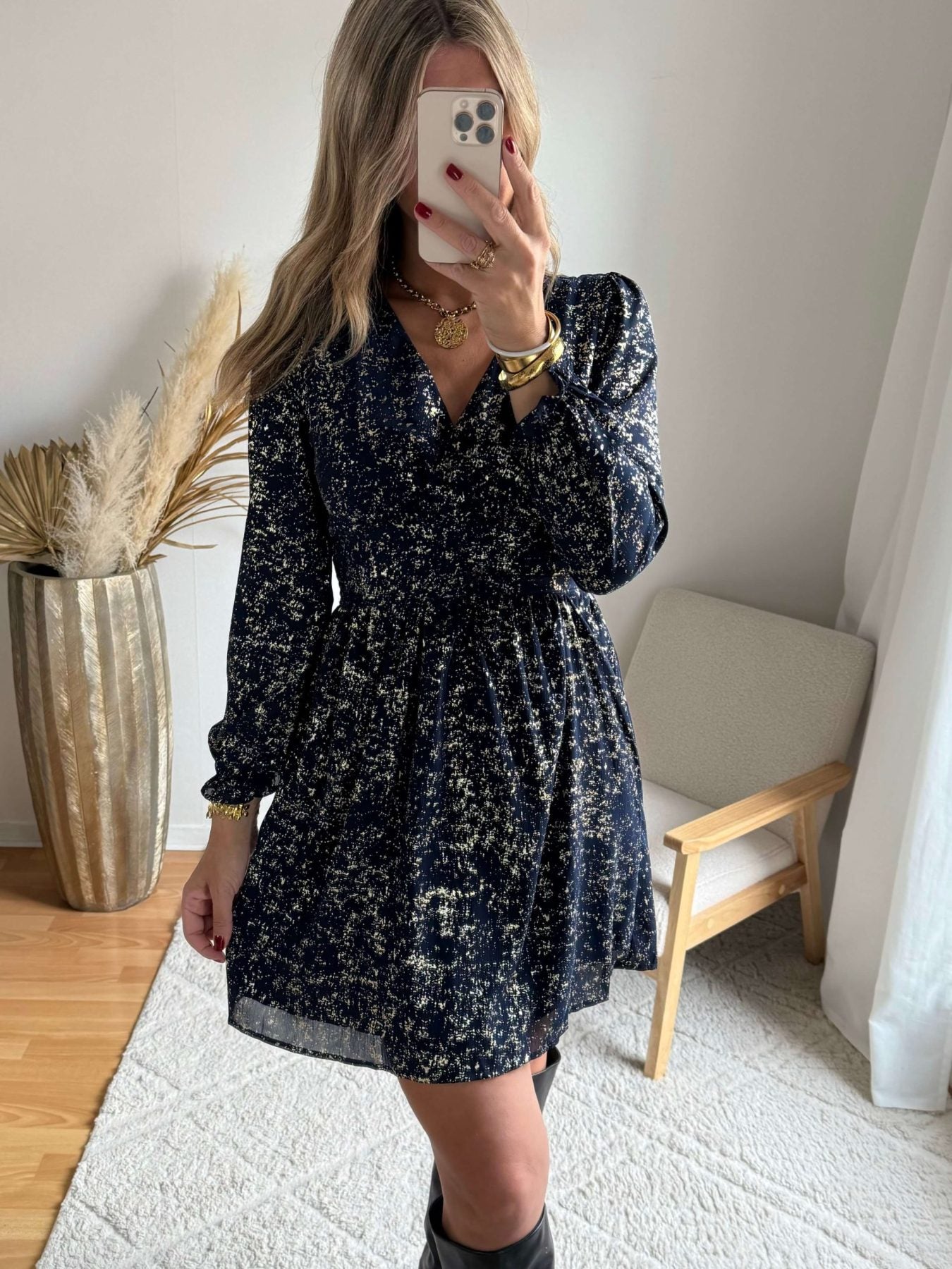Robe courte marine - Romy