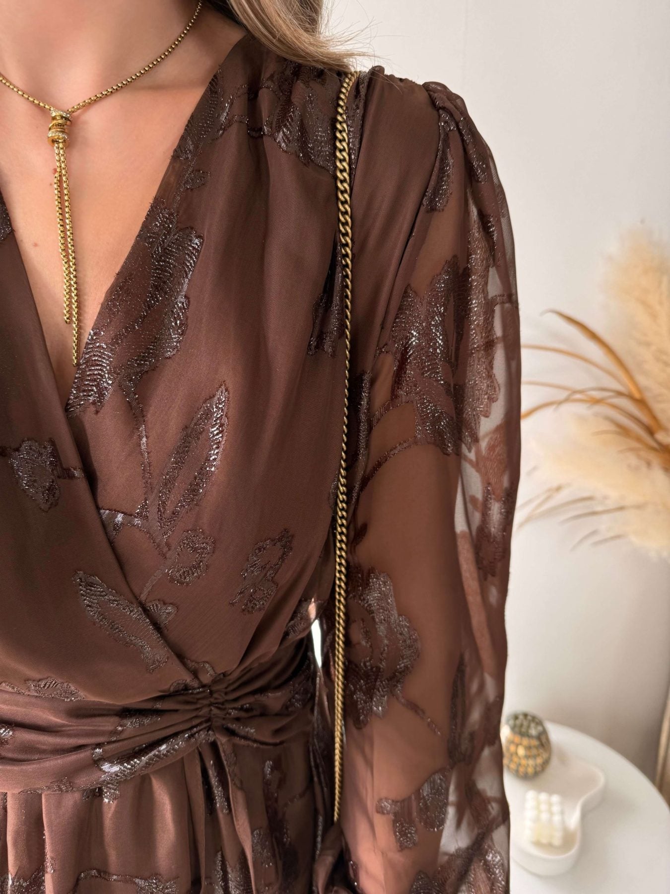 Robe marron - Blake