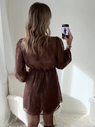 Robe marron - Blake