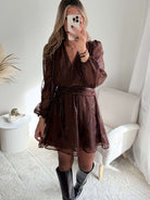 Robe marron - Blake