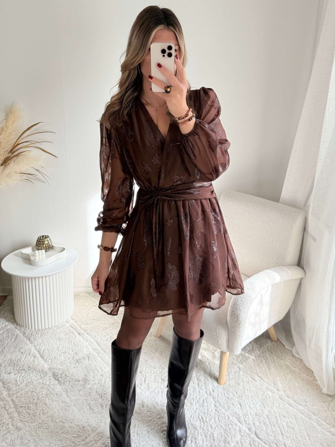 Robe marron - Blake