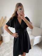Robe courte noire - Diana