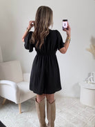 Robe courte noire - Diana