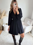 Robe courte noire - Lucie