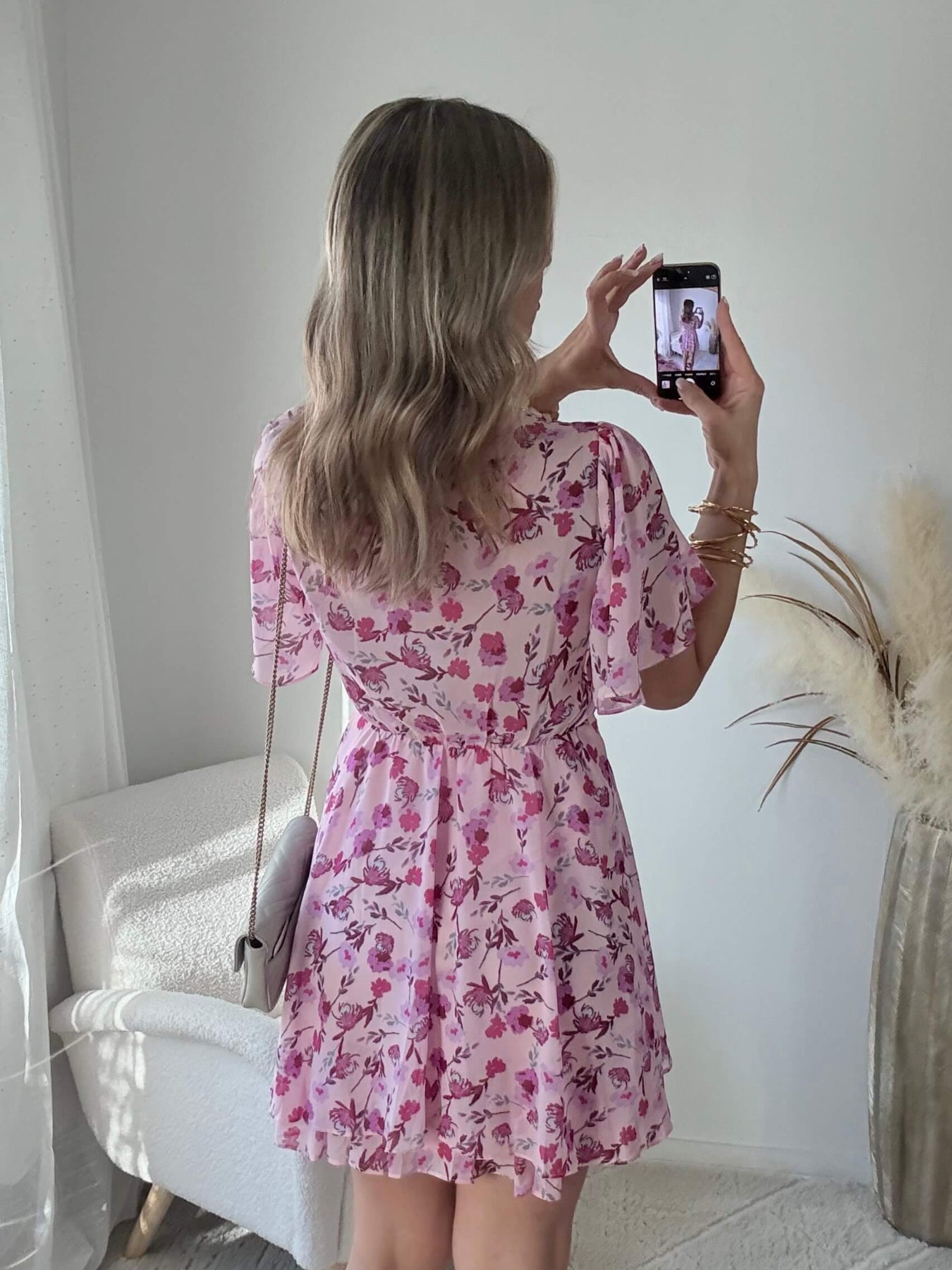 Robe rose fleurie Apolline du S au 4XL Easy Dressing