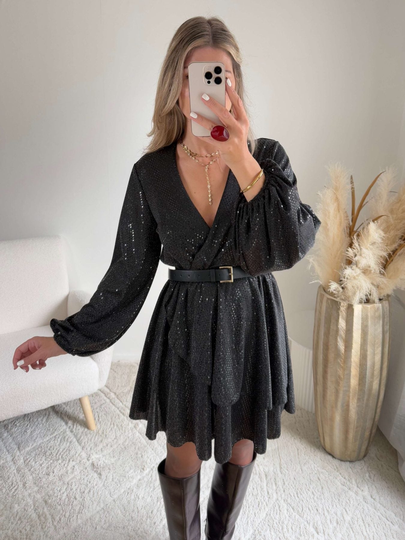 Robe à sequins - Cassie