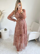 Robe longue irisée - Jade