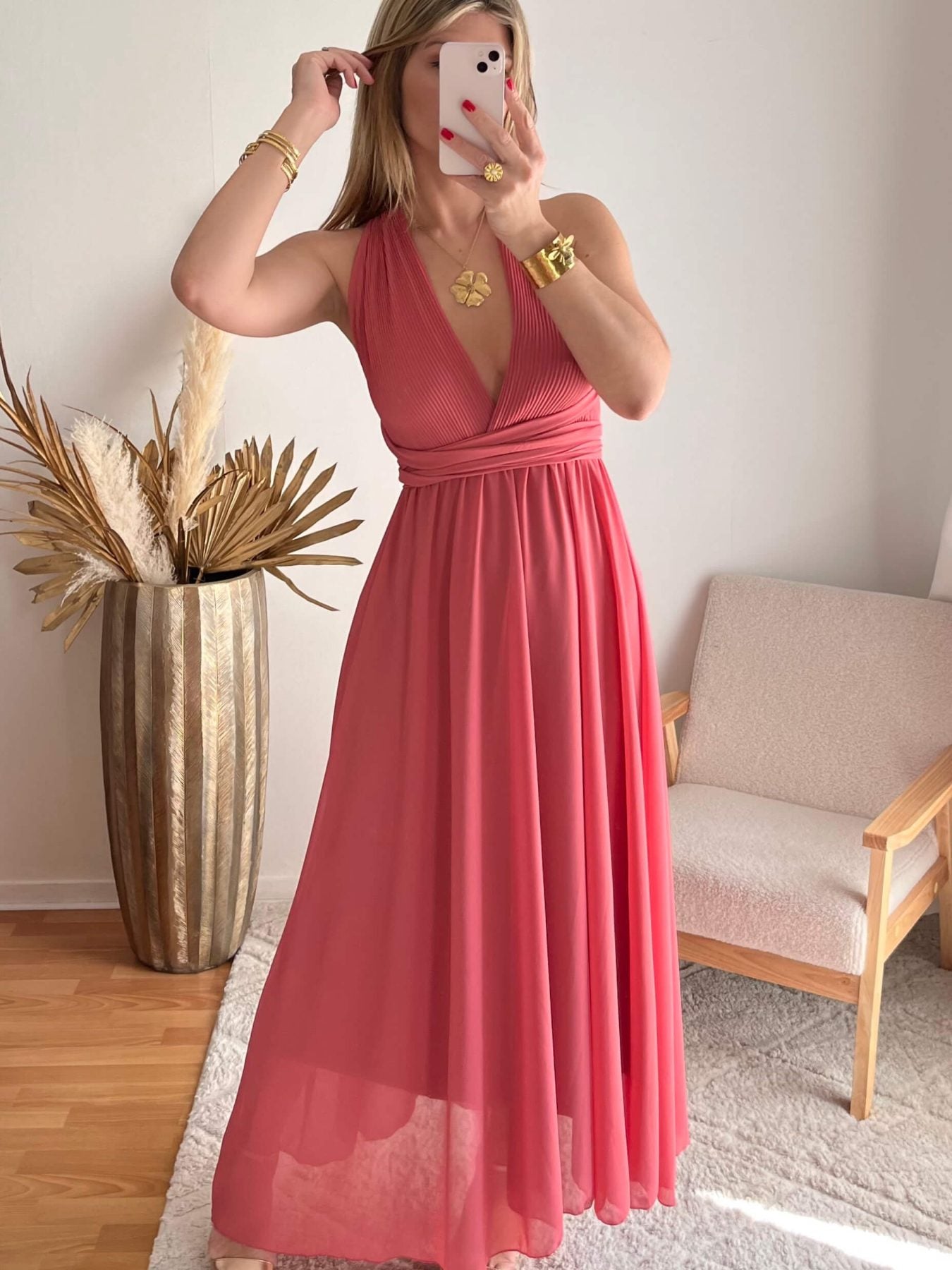 Robe vieux rose - Valentina