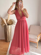 Robe vieux rose - Valentina