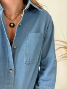 Robe droite en jean - Paula