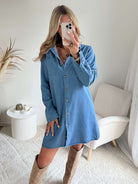 Robe droite en jean - Paula