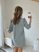 Robe chemise en jean - Sixtine