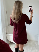 Robe en velours - Cécilia