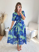 Robe longue fendue - Carla