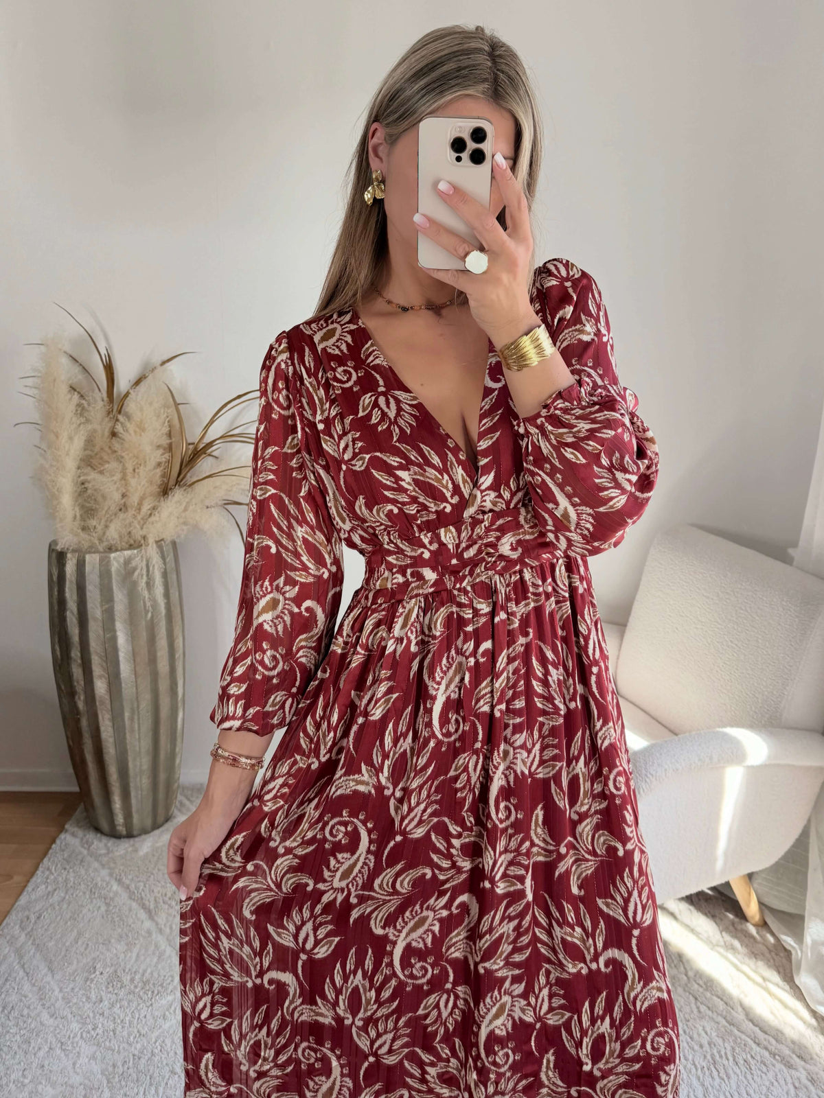 Robe longue bohème chic Hélia