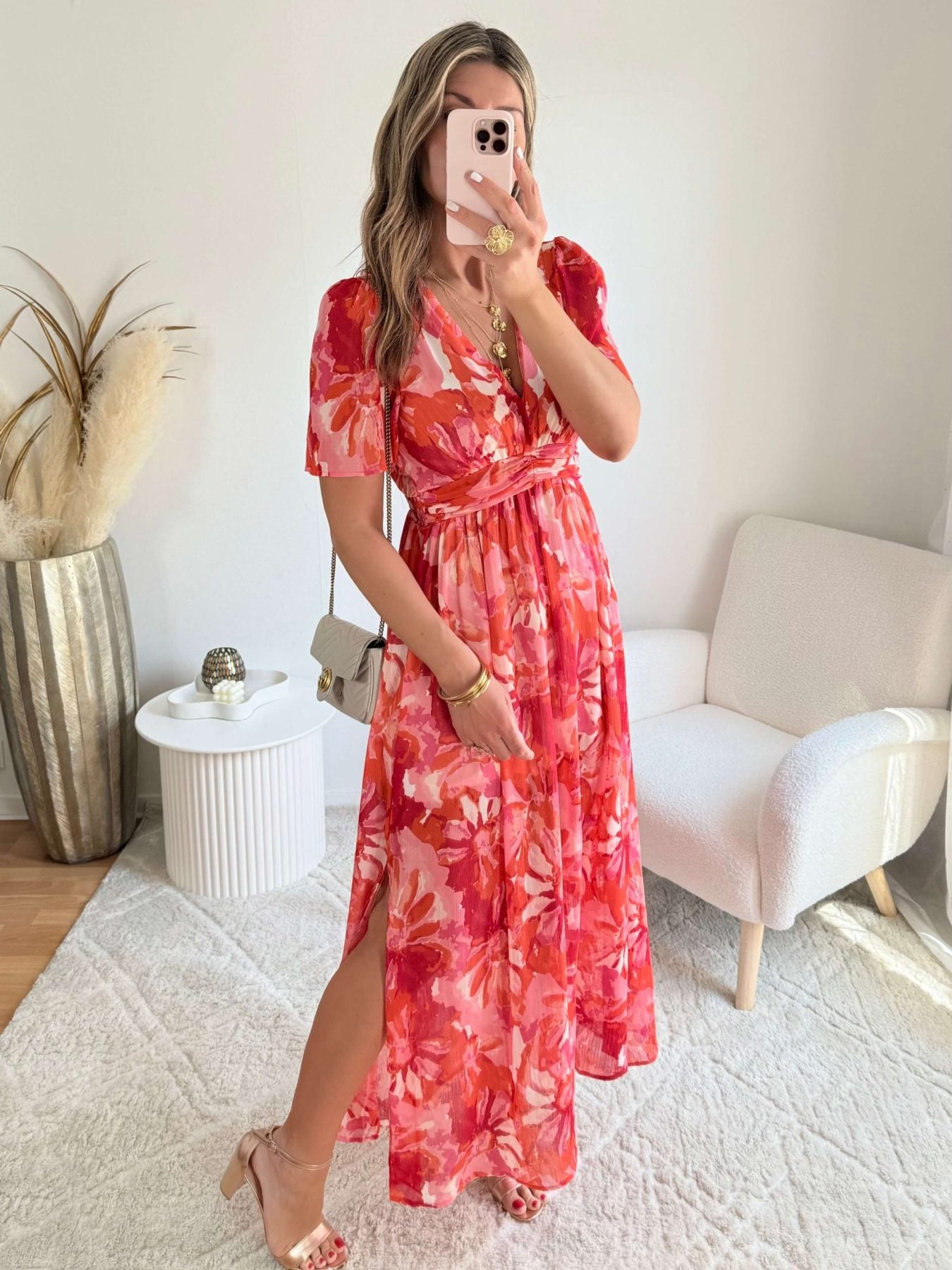 Robe longue fendue - Stella