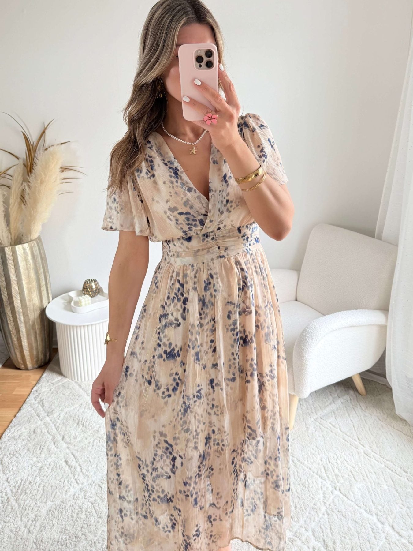 Robe longue dos nu - Auriane