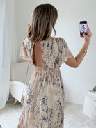 Robe longue dos nu - Auriane