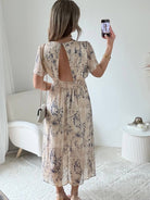 Robe longue dos nu - Auriane