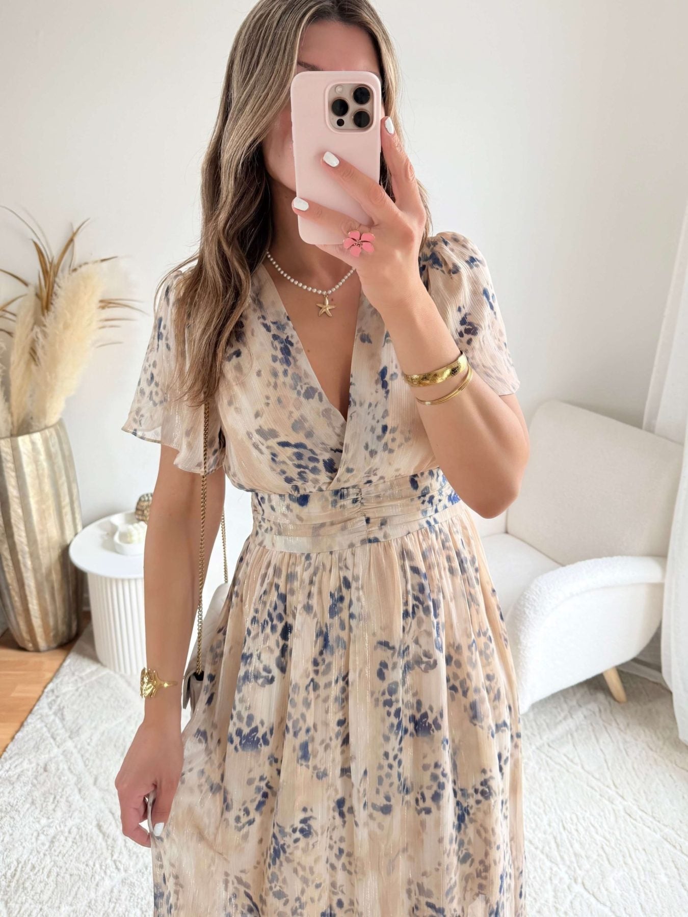 Robe longue dos nu - Auriane