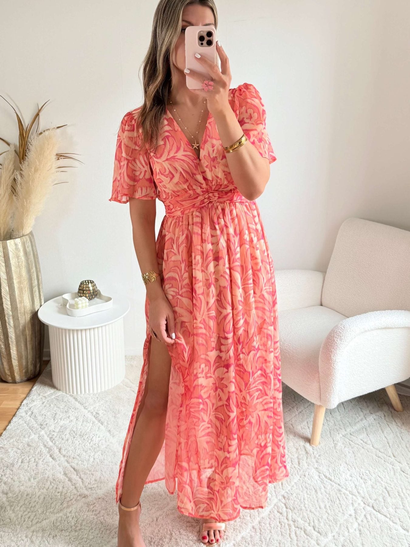 Robe longue fendue - Lisa