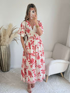 Robe Maddy élégante et féminine, coupe flatteuse du S au 4XL, idéale pour cérémonie, mariage ou soirée chic