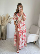 Robe Maddy élégante et féminine, coupe flatteuse du S au 4XL, idéale pour cérémonie, mariage ou soirée chic