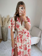 Robe Maddy élégante et féminine, coupe flatteuse du S au 4XL, idéale pour cérémonie, mariage ou soirée chic