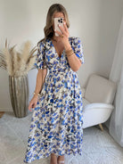 Robe longue fleurie femme Cassandra fluide élégante Easy Dressing