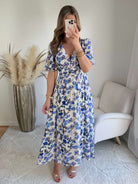 Robe longue fleurie femme Cassandra fluide élégante Easy Dressing