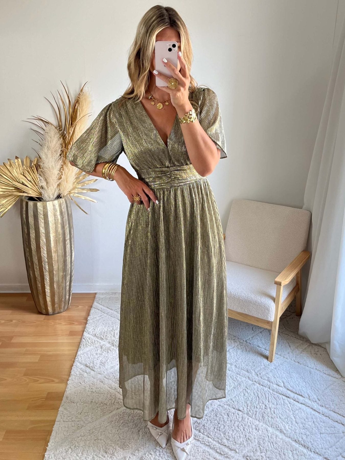 Robe longue irisée - Linda