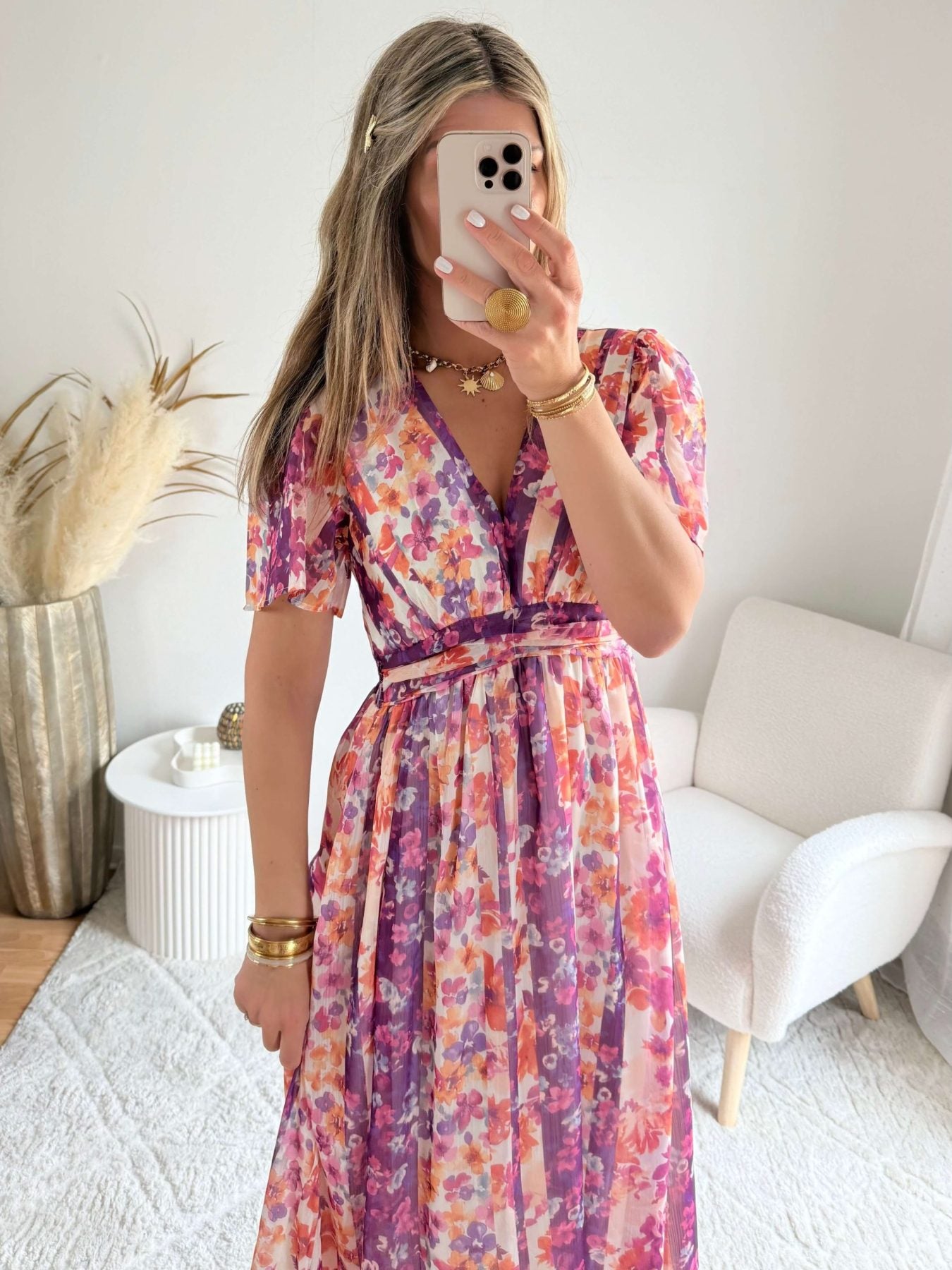 Robe longue imprimée - Lilou