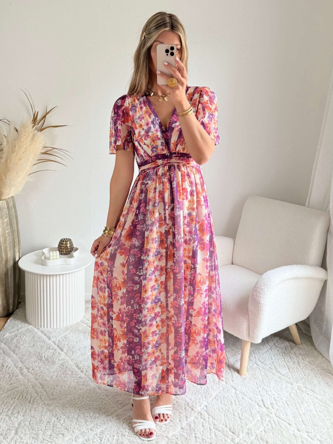 Robe longue imprimée - Lilou