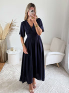 Robe longue marine - Diana