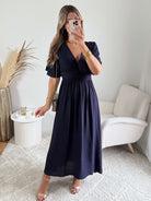 Robe longue marine - Diana