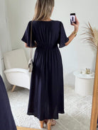 Robe longue marine - Diana