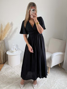 Robe longue noire - Diana