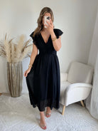 Robe longue noire Zoé - robe de soirée femme Easy Dressing