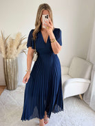 Robe longue marine - Ana femme du S au 3XL